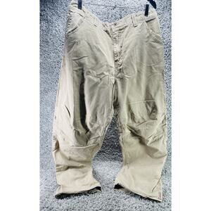 Guess Mens Chino Pants Size 36 Beige Tan Khaki Cotton Stretch Bootcut Outdoor